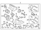 Air Conditioning Evaporator (Cooling Coil) 31436487 Compatible with LAND ROVER DISCOVERY SPORT (L550) & RANGE ROVER EVOQUE (L538) & VOLVO S60 II (134) & S80 II (124) & XC60 I SUV (156) & XC60 I VAN (156)